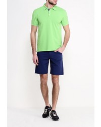 Мужская зеленая футболка-поло от Trussardi Jeans