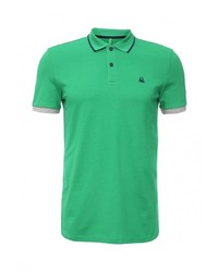 Мужская зеленая футболка-поло от United Colors of Benetton