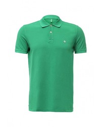Мужская зеленая футболка-поло от United Colors of Benetton