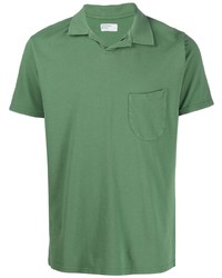 Мужская зеленая футболка-поло от Universal Works