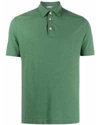 Мужская зеленая футболка-поло от Zanone