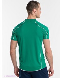 Мужская зеленая футболка с v-образным вырезом от Asics