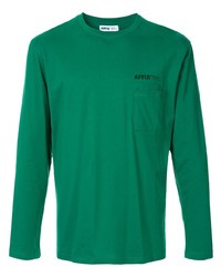 Мужская зеленая футболка с длинным рукавом от AFFIX