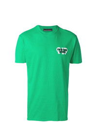 Мужская зеленая футболка с круглым вырезом с принтом от Call Me 917
