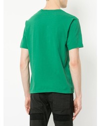 Мужская зеленая футболка с круглым вырезом с принтом от Undercover