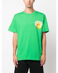 Мужская зеленая футболка с круглым вырезом с принтом от BARROW