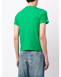 Мужская зеленая футболка с круглым вырезом с принтом от Chocoolate
