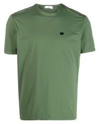 Мужская зеленая футболка с круглым вырезом с принтом от PMD