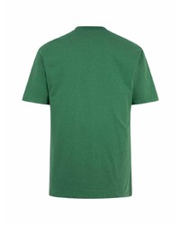 Мужская зеленая футболка с круглым вырезом с принтом от Supreme