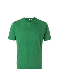 Мужская зеленая футболка с круглым вырезом от Aspesi