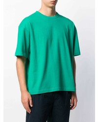 Мужская зеленая футболка с круглым вырезом от YMC