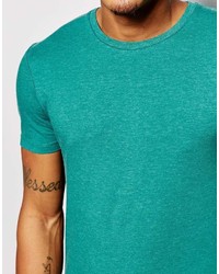 Мужская зеленая футболка с круглым вырезом от Asos