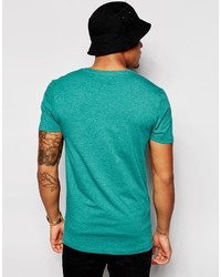 Мужская зеленая футболка с круглым вырезом от Asos