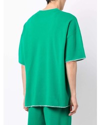 Мужская зеленая футболка с круглым вырезом от FIVE CM