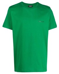 Мужская зеленая футболка с круглым вырезом от Dondup