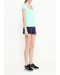 Женская зеленая футболка с круглым вырезом от EA7