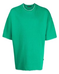 Мужская зеленая футболка с круглым вырезом от FIVE CM
