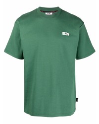 Мужская зеленая футболка с круглым вырезом от Gcds