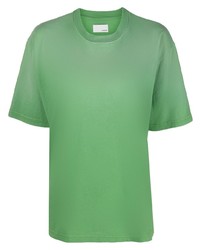 Мужская зеленая футболка с круглым вырезом от Haikure