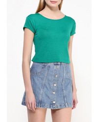 Женская зеленая футболка с круглым вырезом от Influence