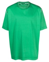 Мужская зеленая футболка с круглым вырезом от Lanvin