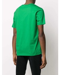 Мужская зеленая футболка с круглым вырезом от Paul & Shark