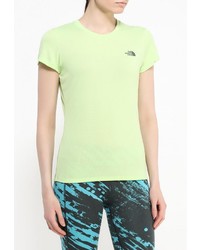 Женская зеленая футболка с круглым вырезом от North Face