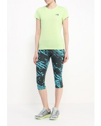 Женская зеленая футболка с круглым вырезом от North Face