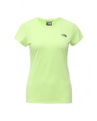 Женская зеленая футболка с круглым вырезом от North Face