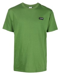 Мужская зеленая футболка с круглым вырезом от Sundek
