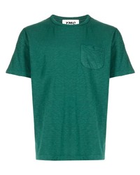 Мужская зеленая футболка с круглым вырезом от YMC