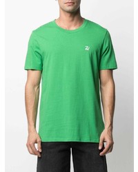 Мужская зеленая футболка с круглым вырезом от Zadig & Voltaire