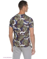 Мужская зеленая футболка с принтом от Puma