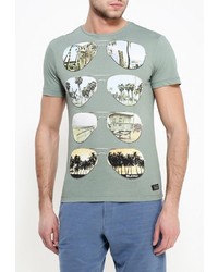 Мужская зеленая футболка от BLEND