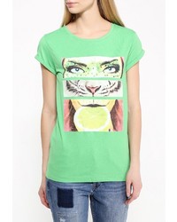 Женская зеленая футболка от Bruebeck