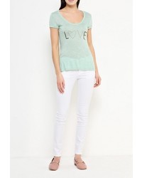 Женская зеленая футболка от Conver