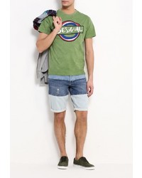 Мужская зеленая футболка от Desigual