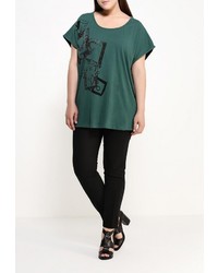 Женская зеленая футболка от Fiorella Rubino