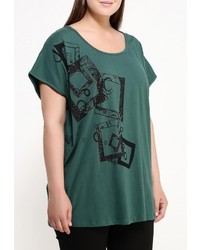 Женская зеленая футболка от Fiorella Rubino