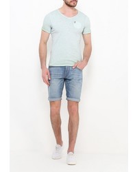 Мужская зеленая футболка от Frank NY