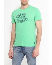 Мужская зеленая футболка от Frank NY