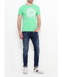 Мужская зеленая футболка от Frank NY