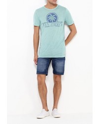 Мужская зеленая футболка от Jack &amp; Jones