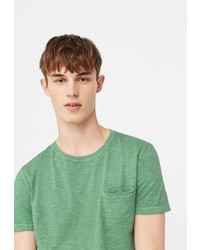 Мужская зеленая футболка от Mango Man