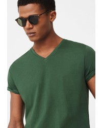 Мужская зеленая футболка от Mango Man