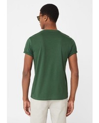 Мужская зеленая футболка от Mango Man