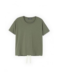 Женская зеленая футболка от Mango