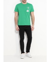 Мужская зеленая футболка от Piazza Italia