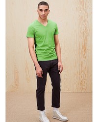 Мужская зеленая футболка от s.Oliver