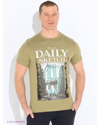 Мужская зеленая футболка от Sela